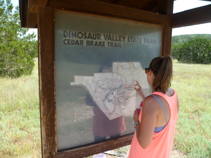 Map at the trail head