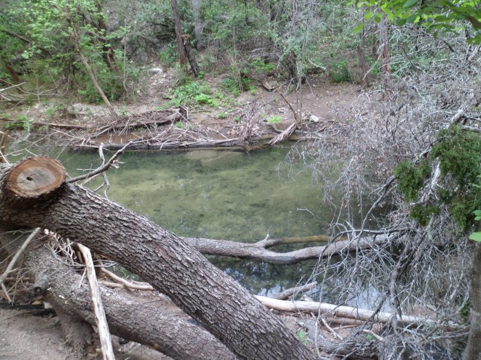 But still some water further upstream