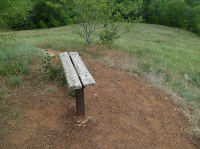 bench at viewpoint