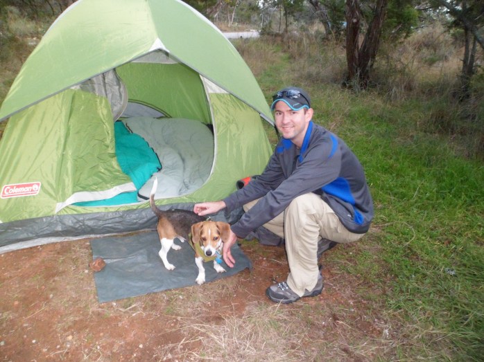 tent set up successfully