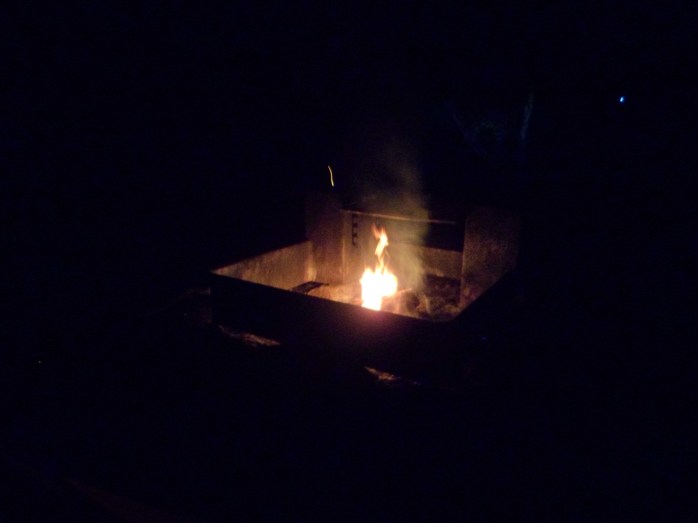 Ian's first fire attempt