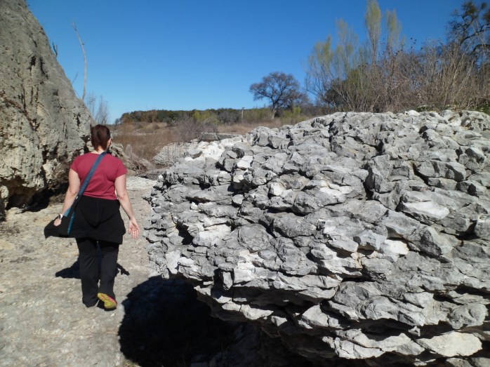 on the way down to the falls