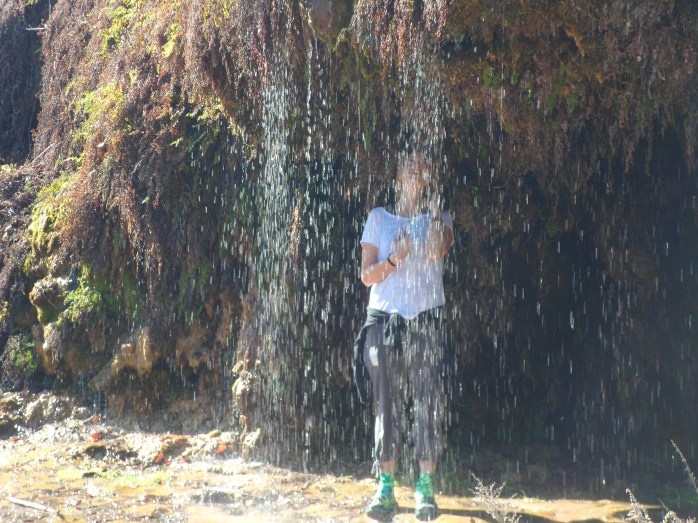 Court behind the water