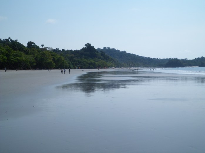 walking toward the park