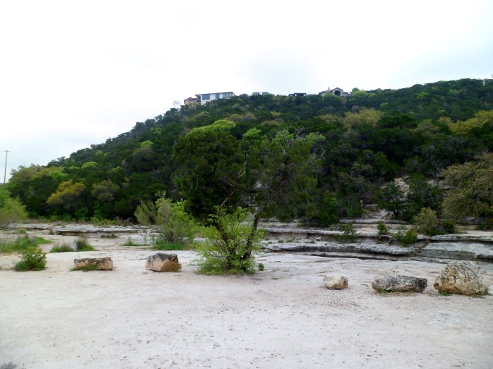 house is upper right overlooking the second trail head