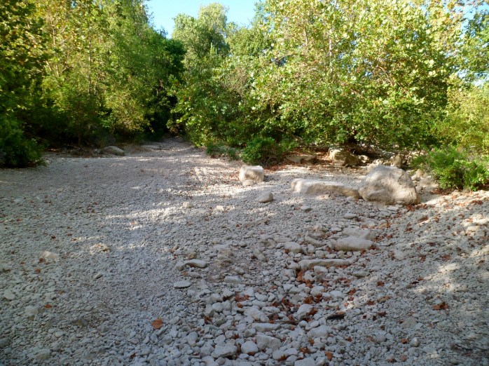 completely dry creek