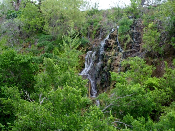 First view of the falls