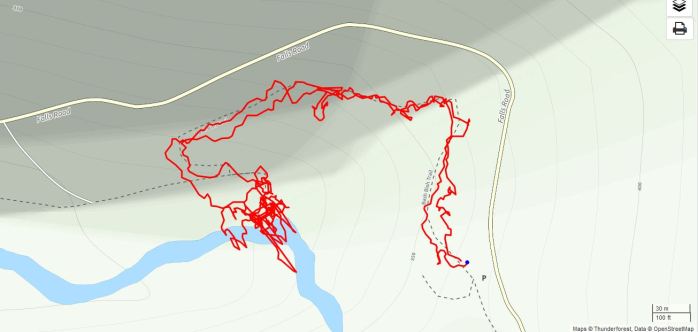 As you can see, I hiked around at the falls quite a bit