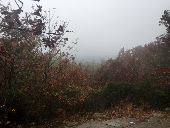 cold and foggy at the Southern Terminus