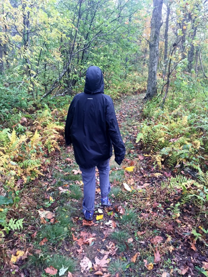 Court wearing my Patagonia Houdini